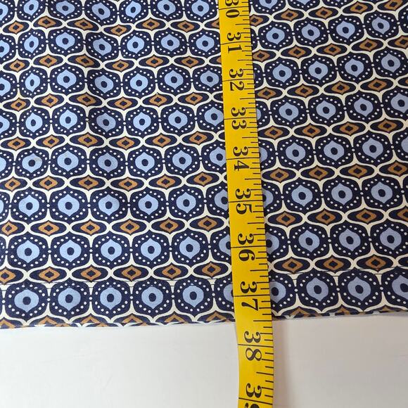 J.McLaughlin Dress Women XS Blue Geometric Sleeveless Rayon Blend Shift Sheath - Picture 11 of 11